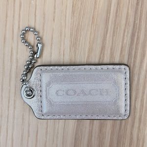 Coach Hang Tag Replacement Piece Leather champagne
